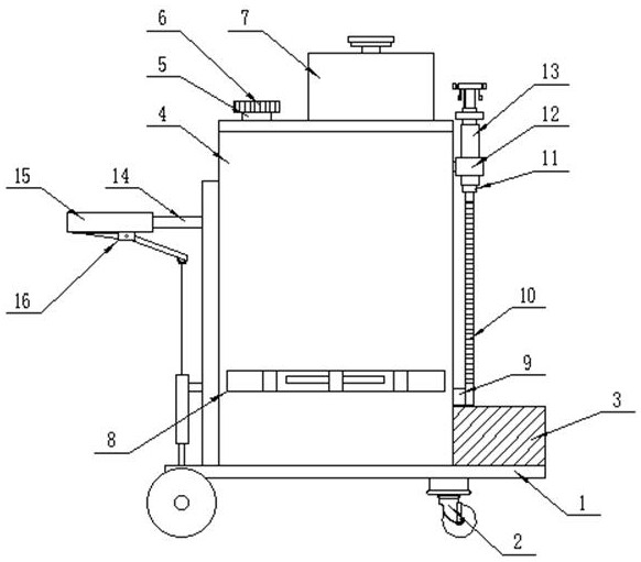 A spraying device for anti-blocking building thermal insulation coating and its application method