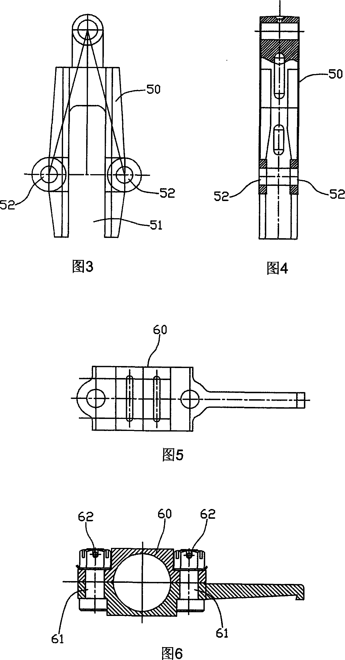 Reciprocating air compressor for V type structure micro, minitype motivation