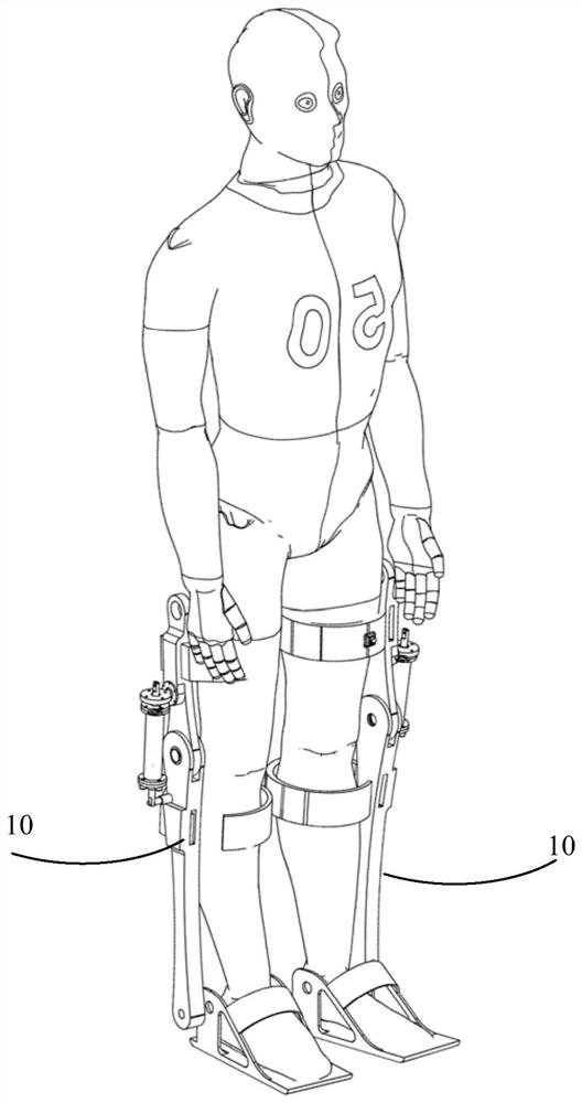 Leg exoskeleton device and control method thereof