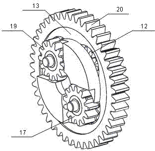 Full-gear mechanical differential lock