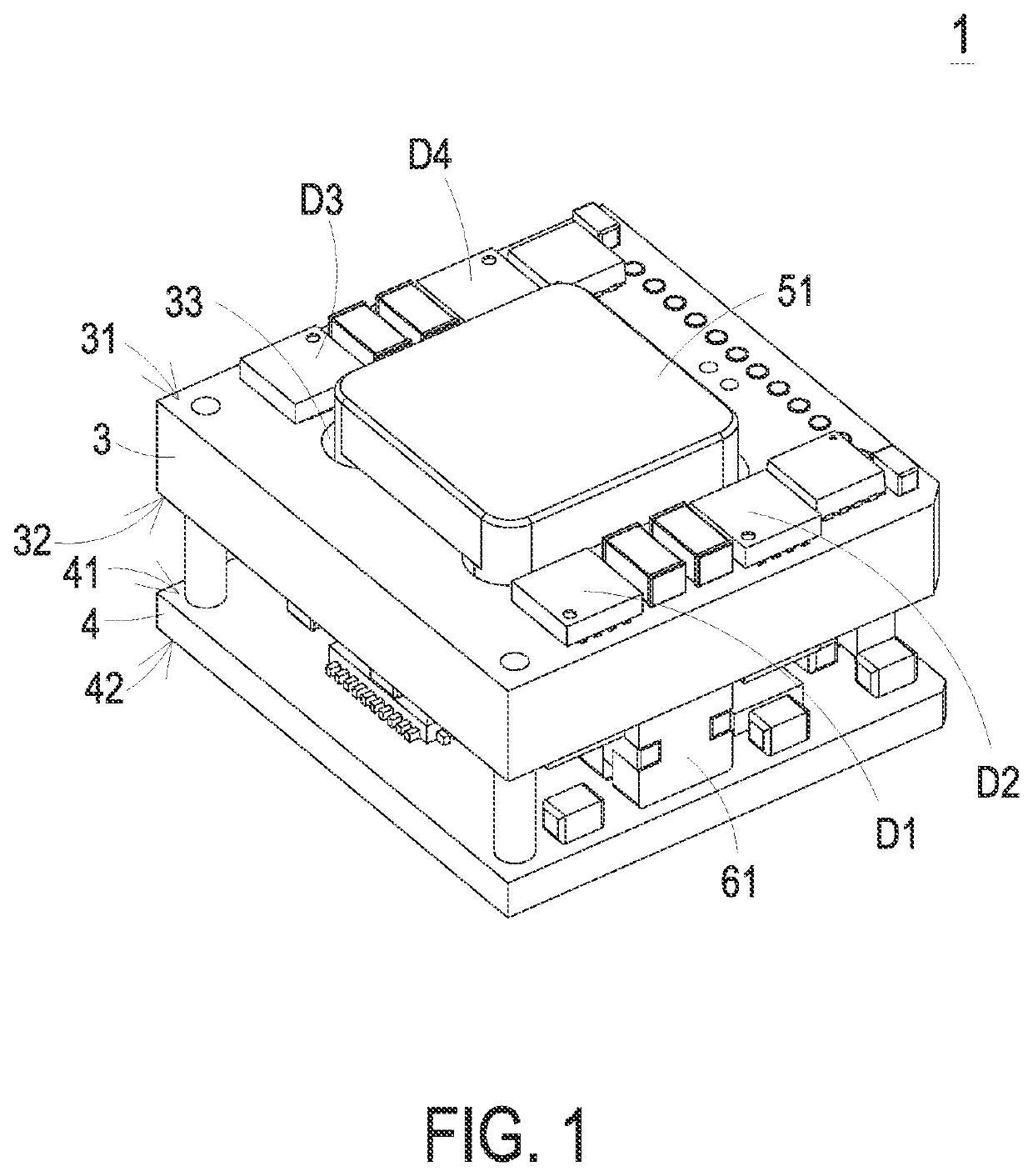 Magnetic assembly and power module with same