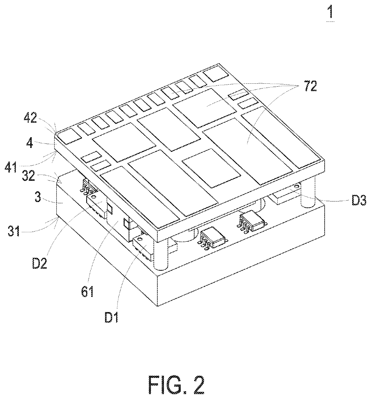 Magnetic assembly and power module with same