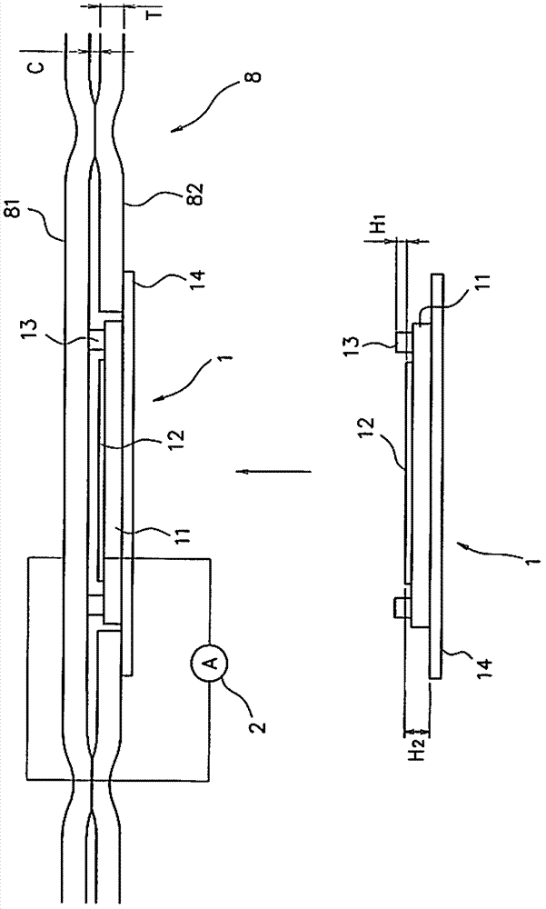 Corrosive environment sensor and method for measuring corrosive environment