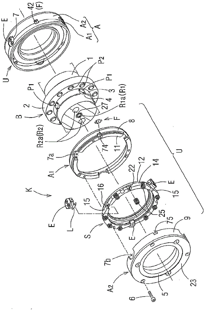 Winding shaft of sheets, winding method of sheets with a low tension, and air tight structure of piston used for such the winding method