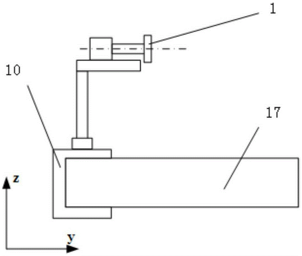 In-situ detecting equipment for abrasion on rear face of turning tool