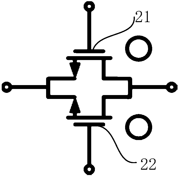 Radio frequency switch circuit, switch chip and communication terminal