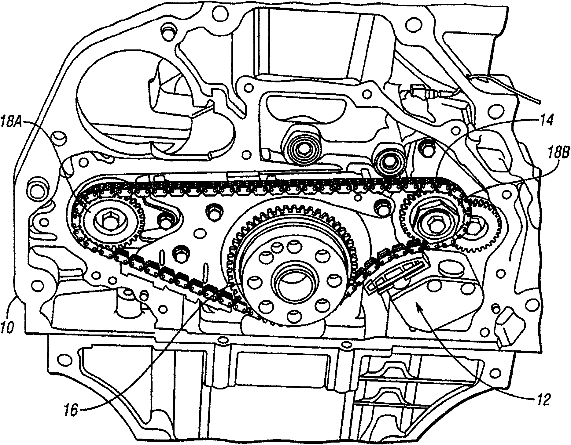 Hydraulic chain tensioner assembly