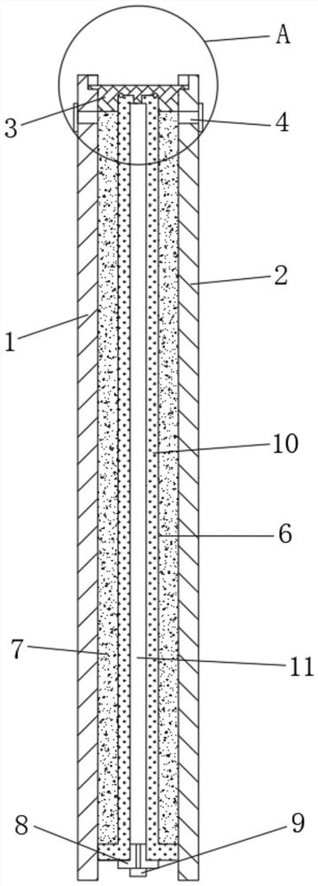 Heat-insulating cold-rolled steel door and production device thereof