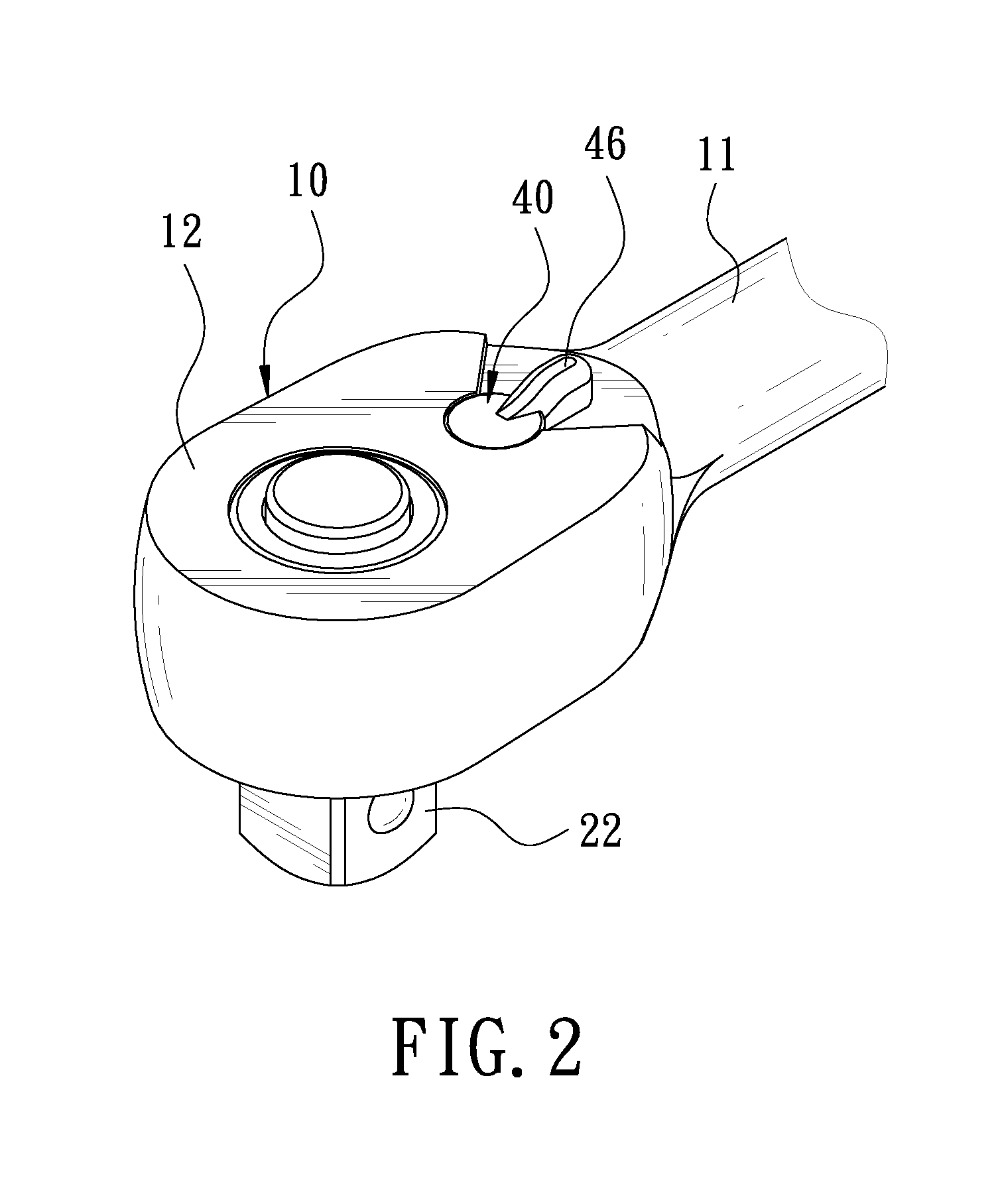 Ratchet wrench able to automatically adjust engaging tooth number according to extent of torsion