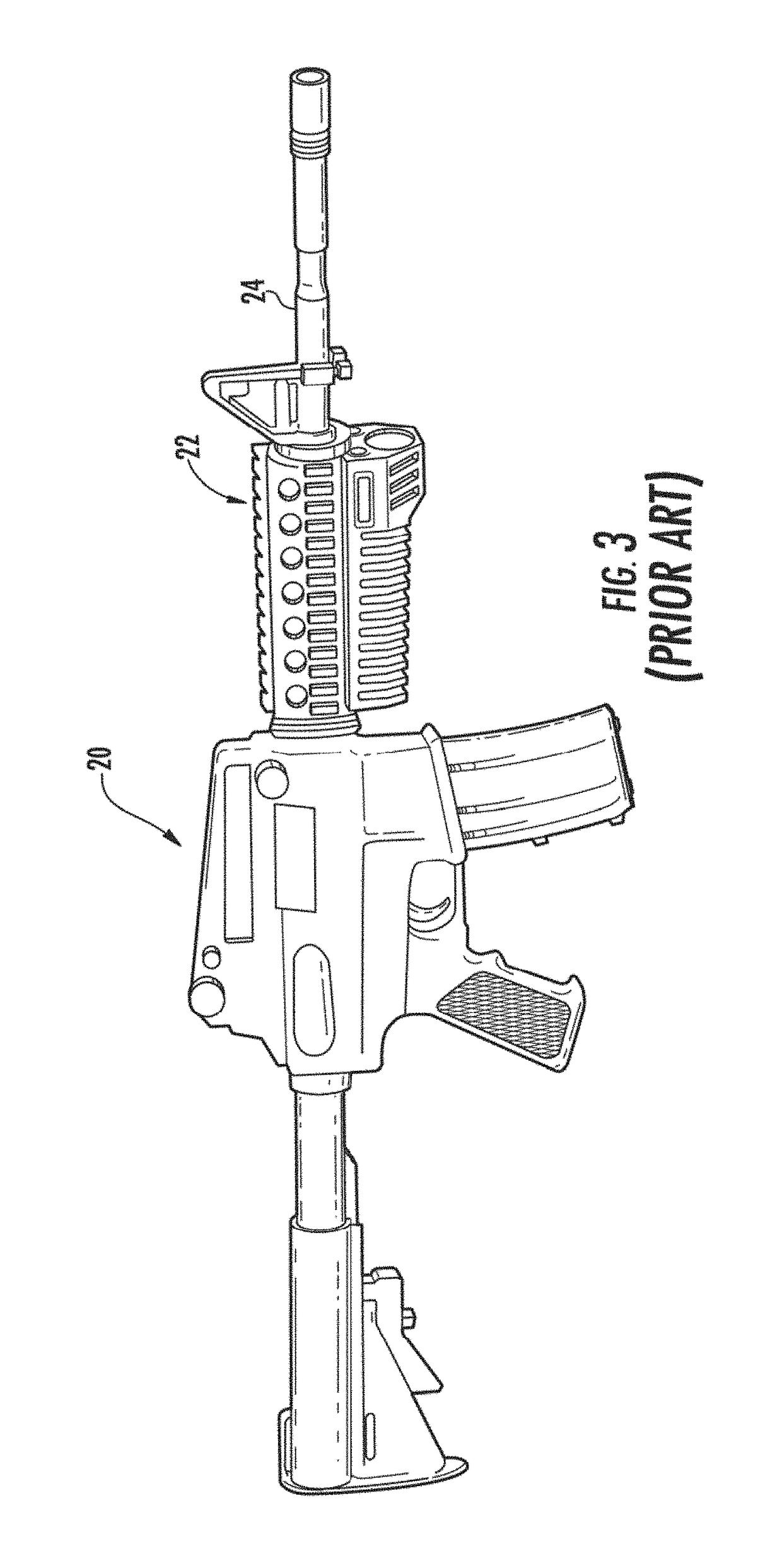 Weapon mounted light and operation thereof