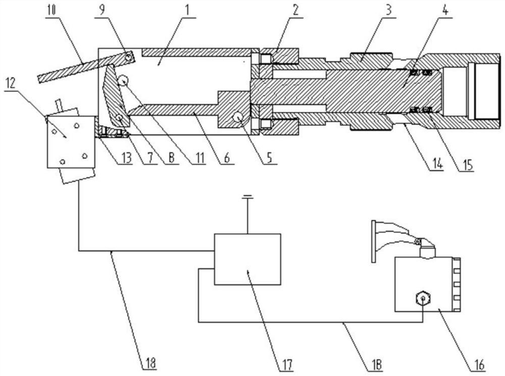 An action trigger mechanism for automatic fire extinguishing device