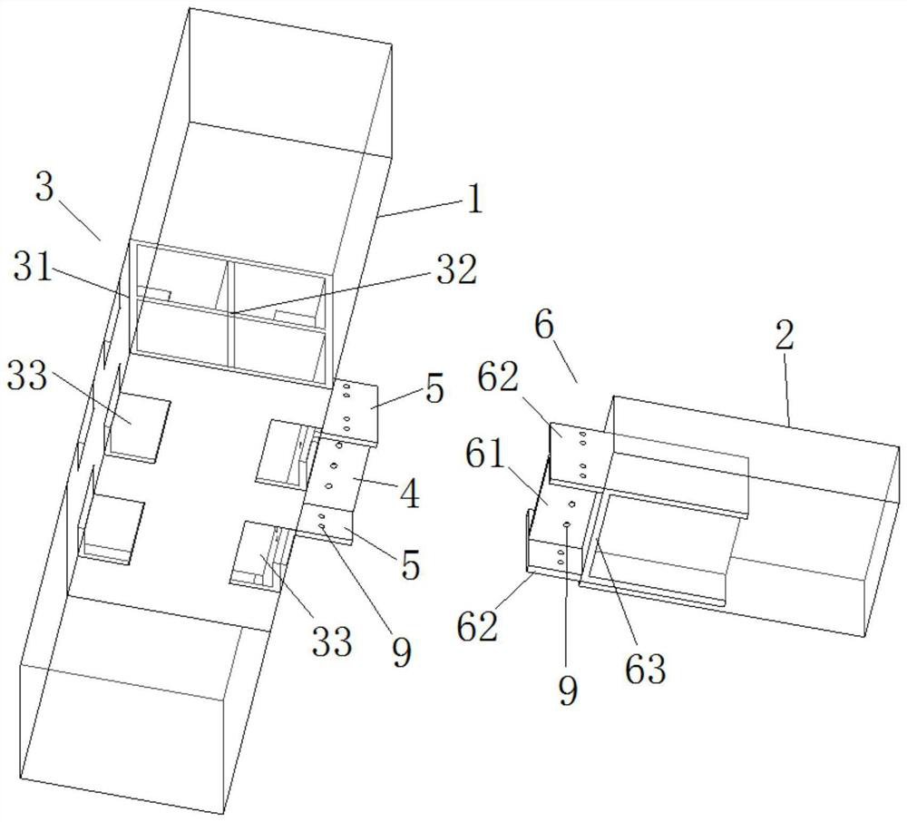 Fabricated steel joint