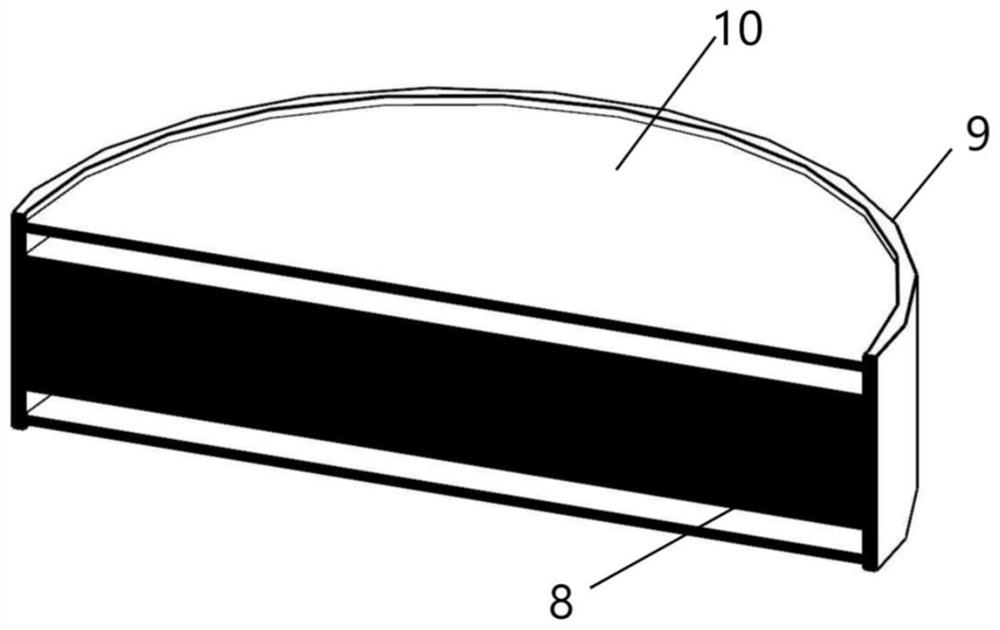 Power transmission tower foundation structure and construction method