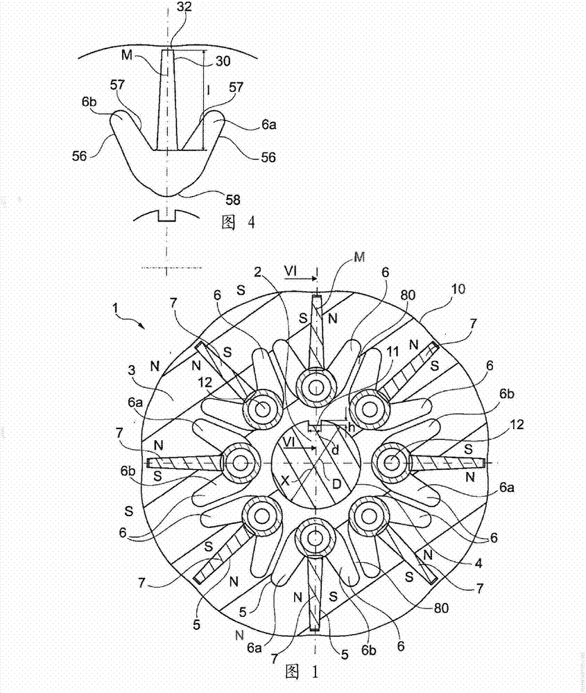 Permanent-magnet rotor and rotating machine comprising such a rotor