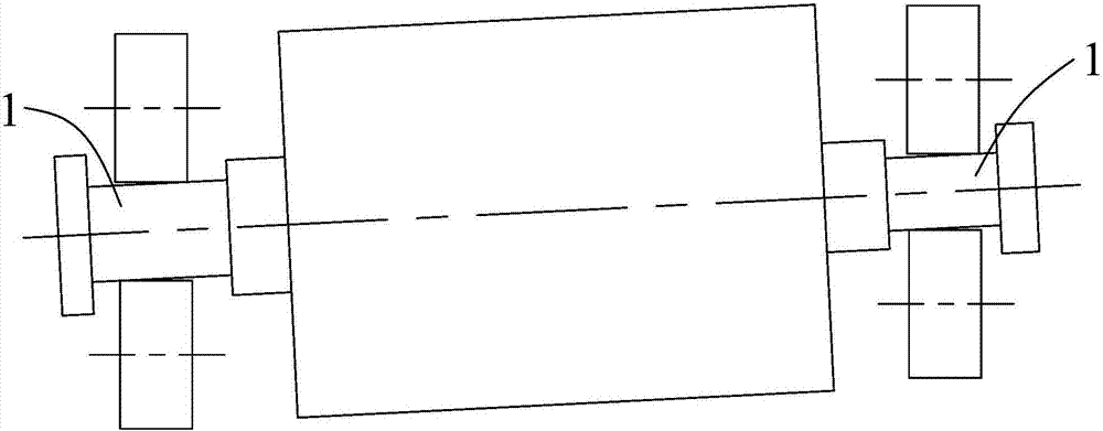 Turbine rotor roller bracket