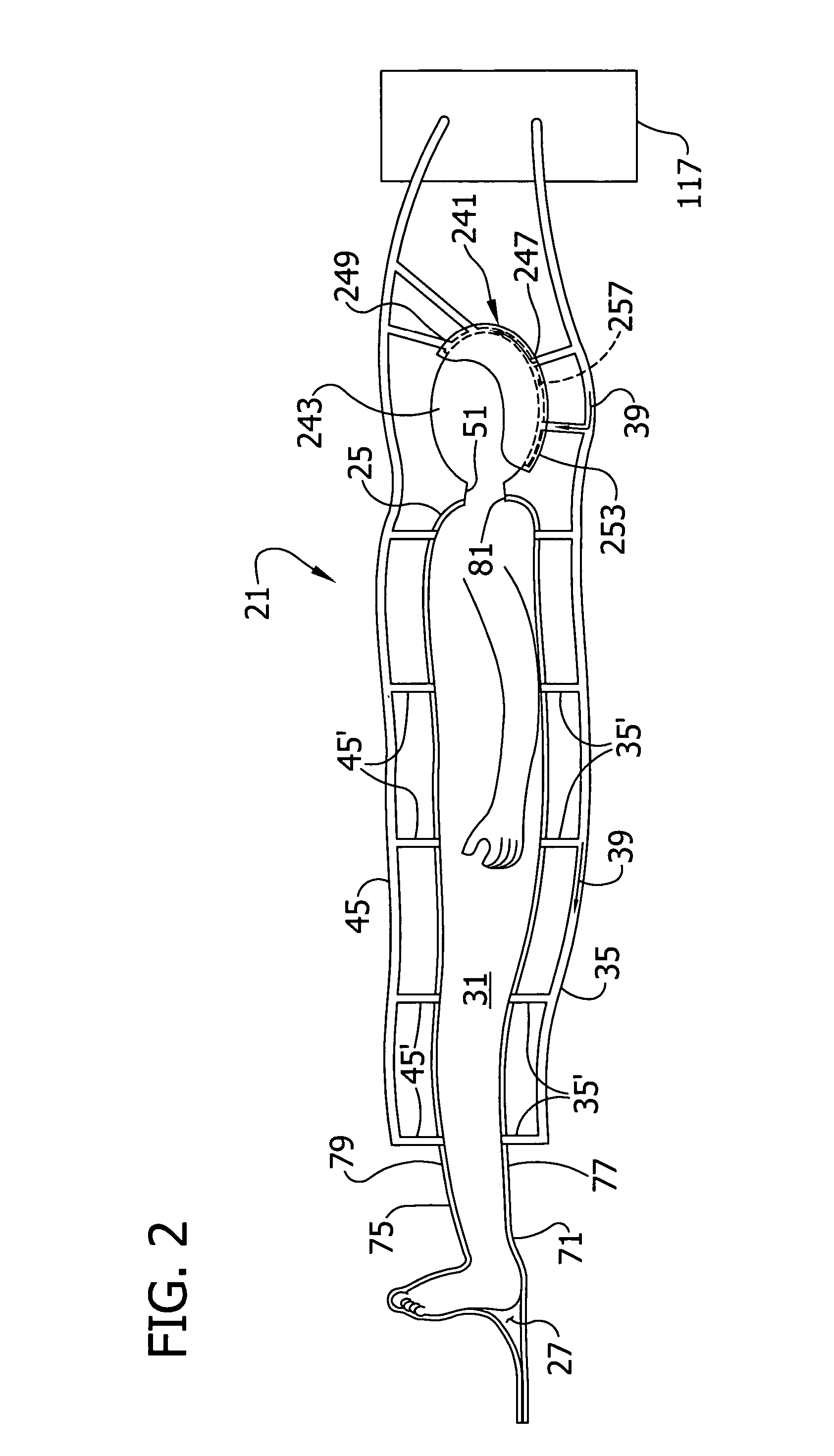 Apparatus for altering the body temperature of a patient