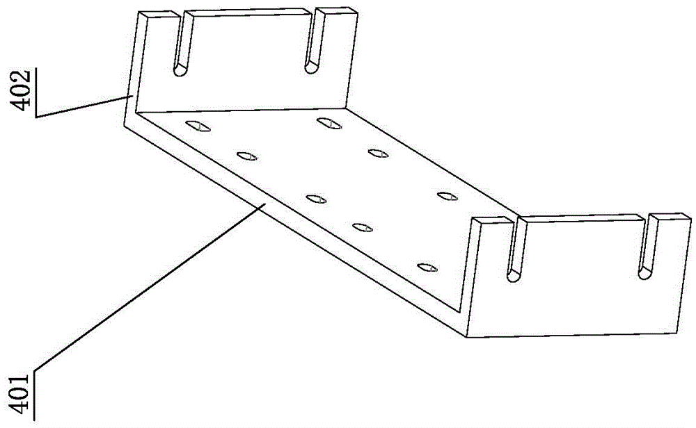 An assembled follow-up sand box and an assembling method for the follow-up sand box