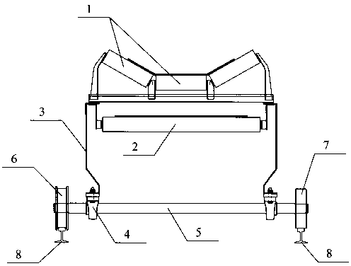Mobile belt-type conveyer
