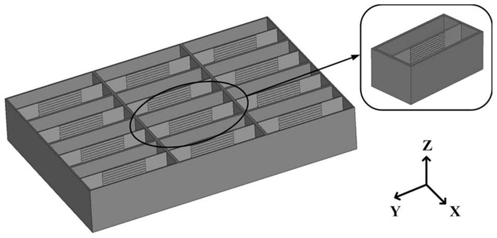 A three-dimensional bandpass frequency selective structure and its manufacturing method