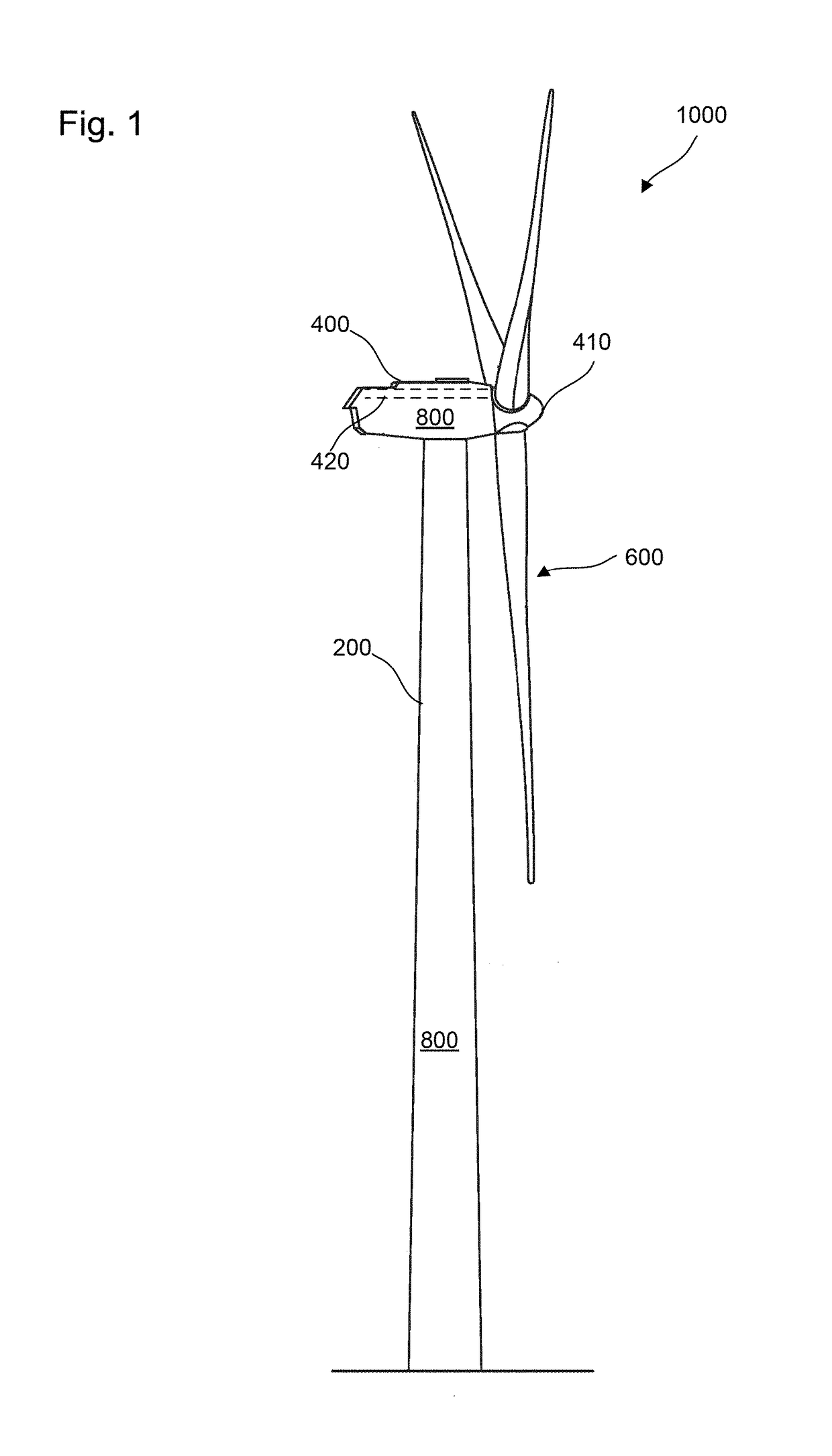 Wind turbines with reduced electromagnetic scattering