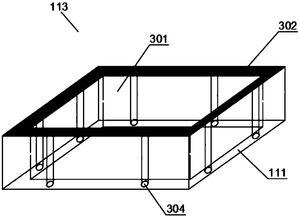 Layered pile foundation testing device and testing method adopting double-air-pressure film vertical loading