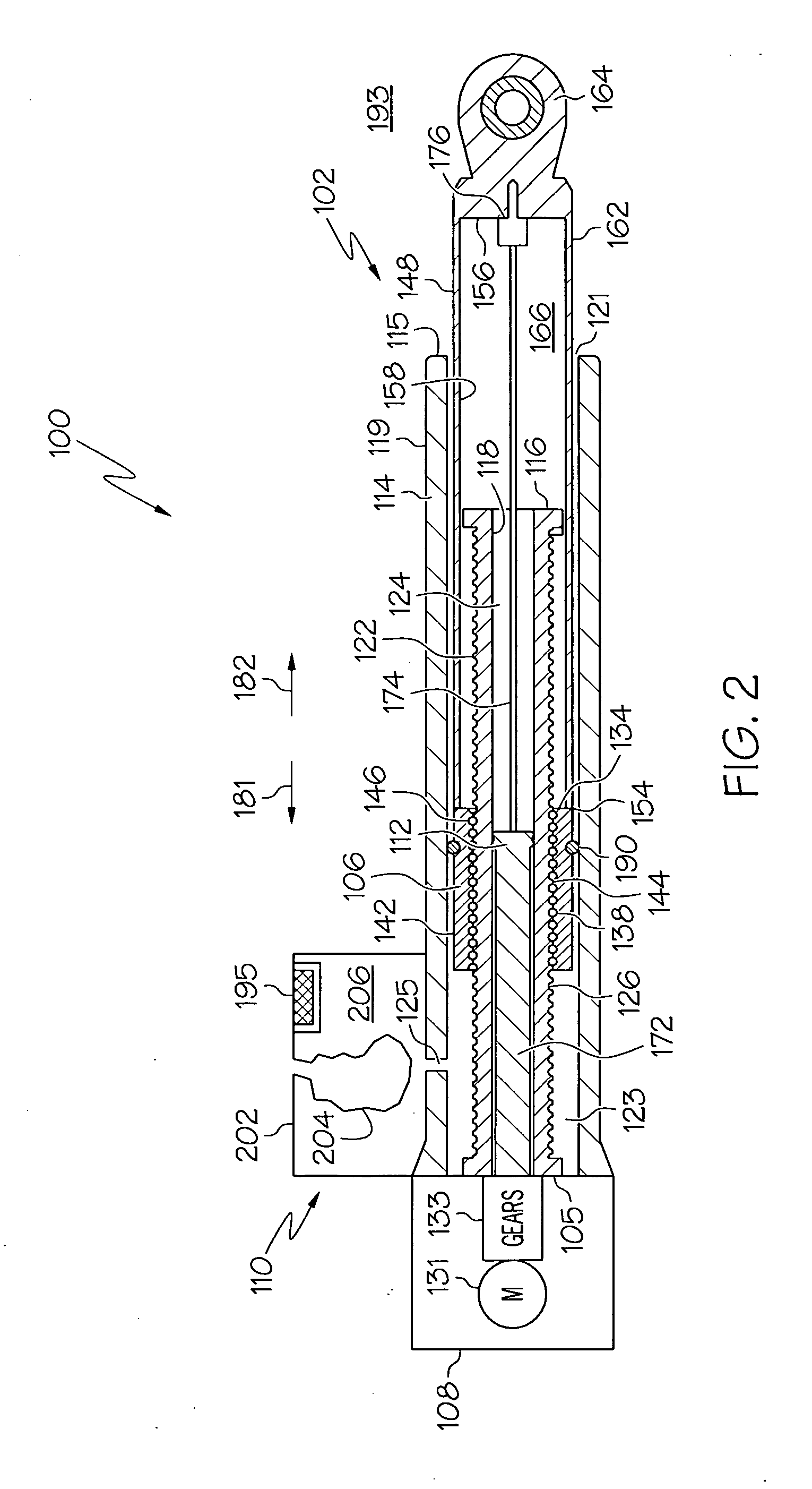 Electromechanical linear actuator including an environmental control and air management system