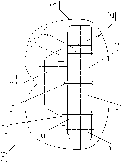 A hip joint assembly for simulating an intelligent robot