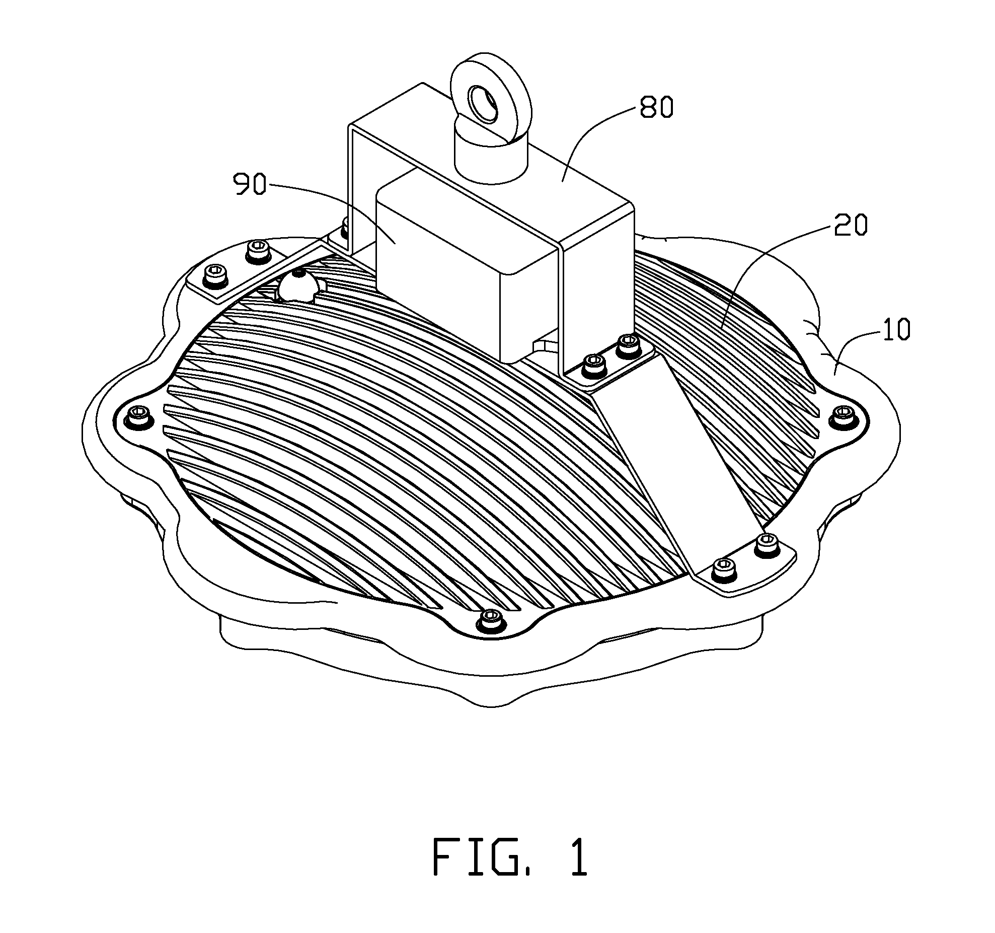 Compact LED lamp having heat dissipation structure