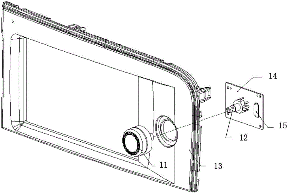 Control method and circuit of photoelectric induction knob