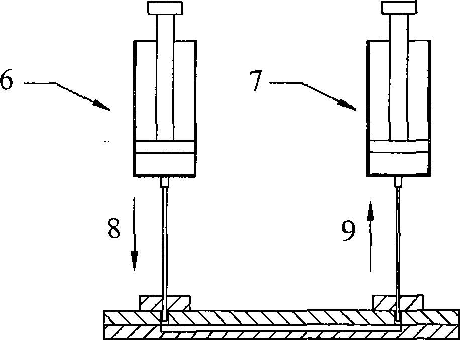 Volume segmentation type liquid pouring and sealing method based on silicone base subfebrile temperature pipe