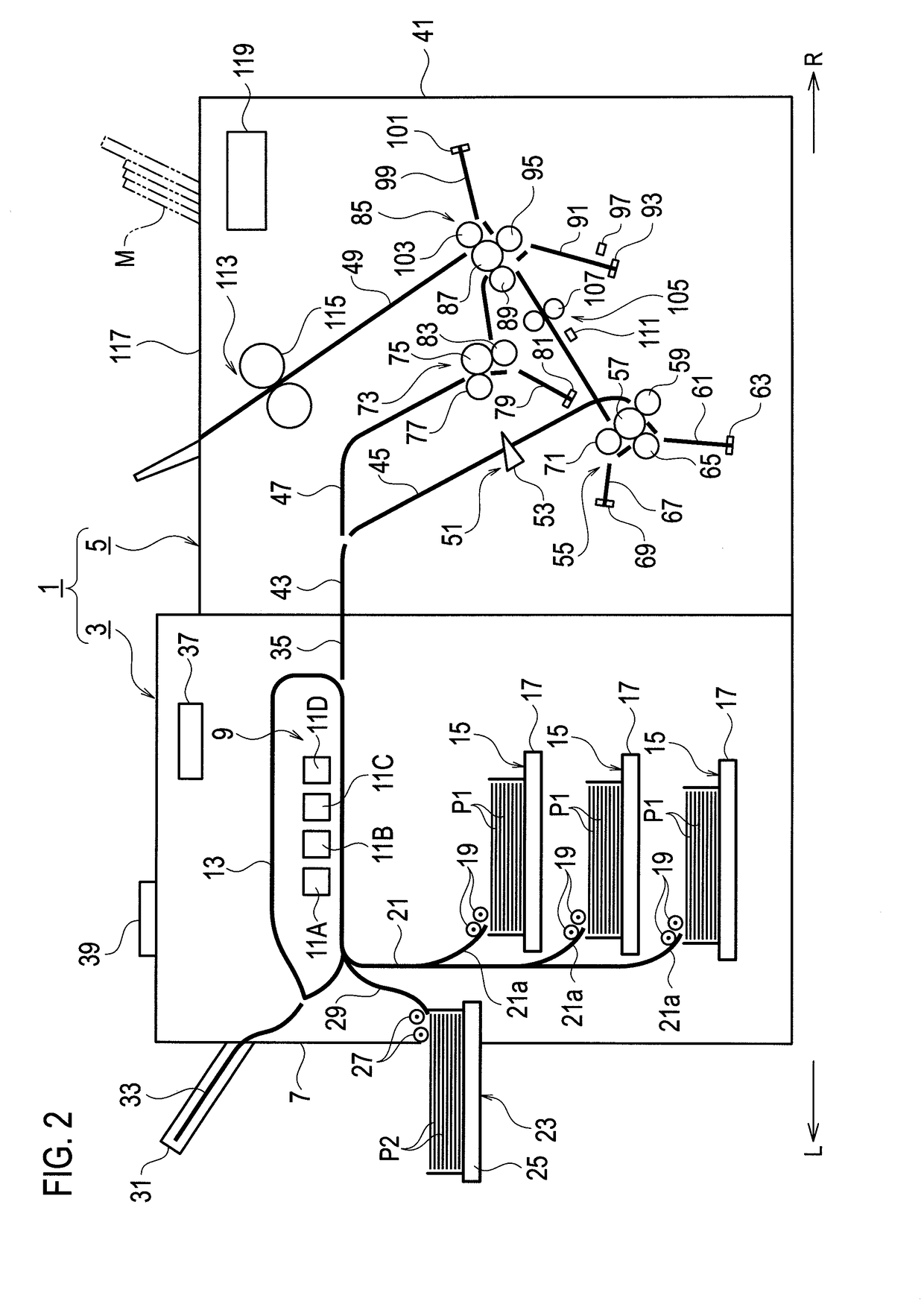 Enclosing-sealing device and image formation system having the same