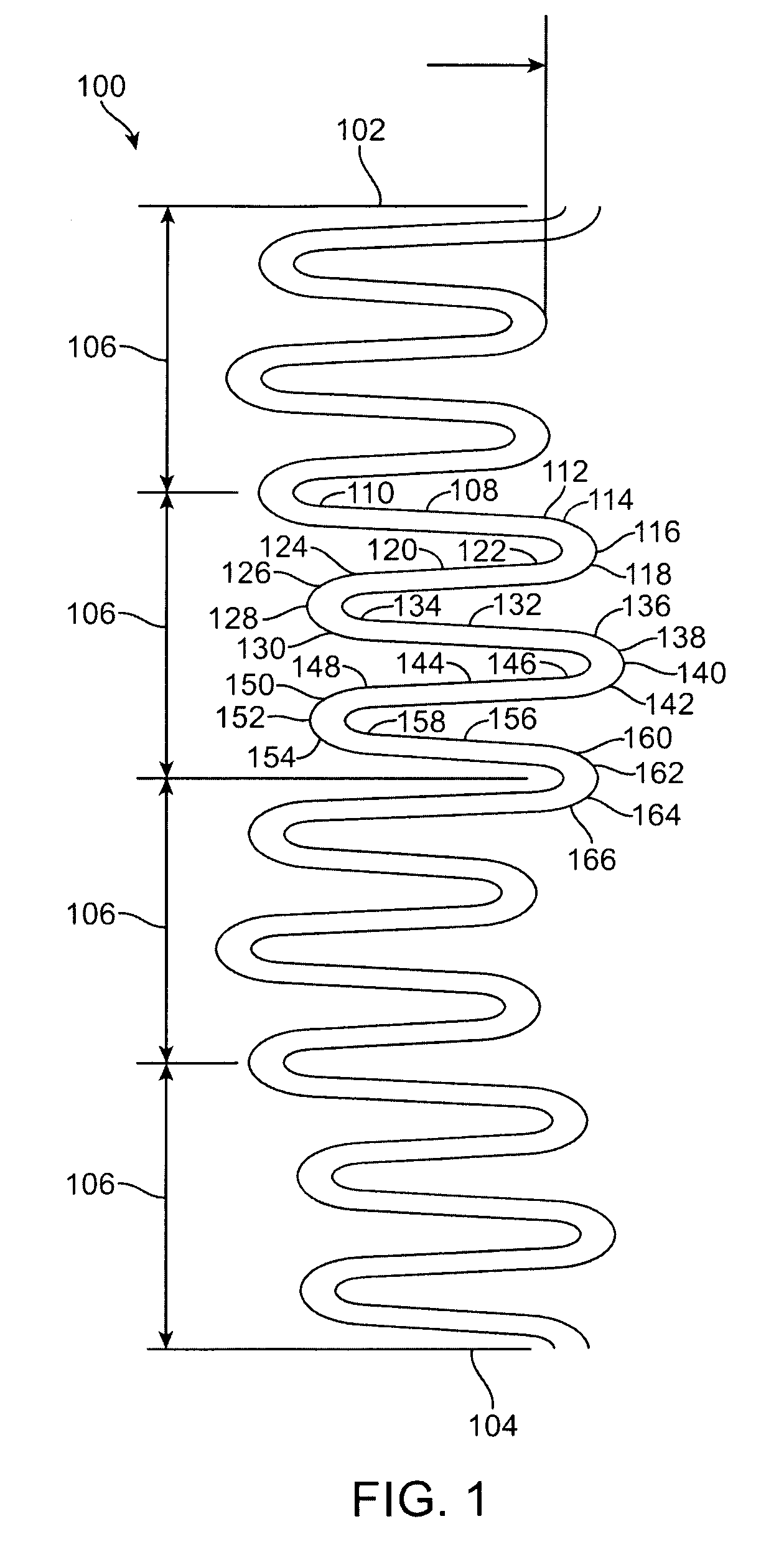 Intraluminal flexible stent device