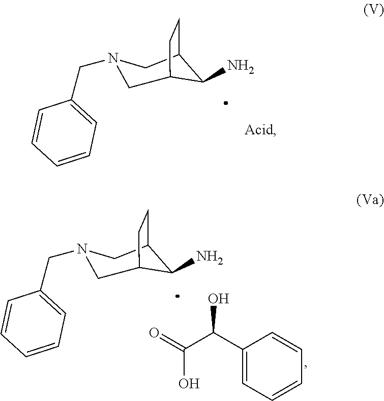 Process for the preparation of exo-tert-butyl n-(3-azabicyclo[3.2.1]octan-8-yl)carbamate