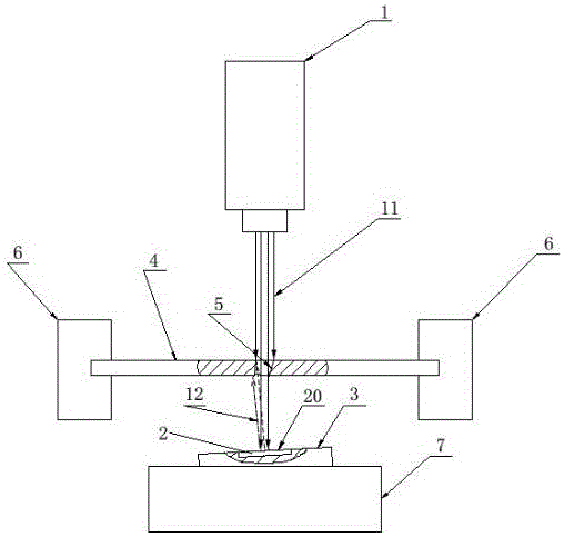 Laser drilling device and method capable of improving hole taper
