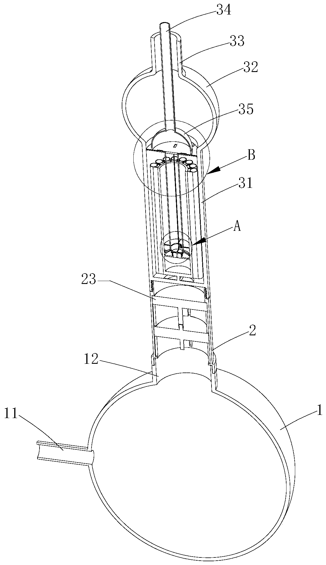 Volatile to-be-detected substance enrichment device capable of being used for cross purging of nitrogen and helium and application thereof in soil sample detection