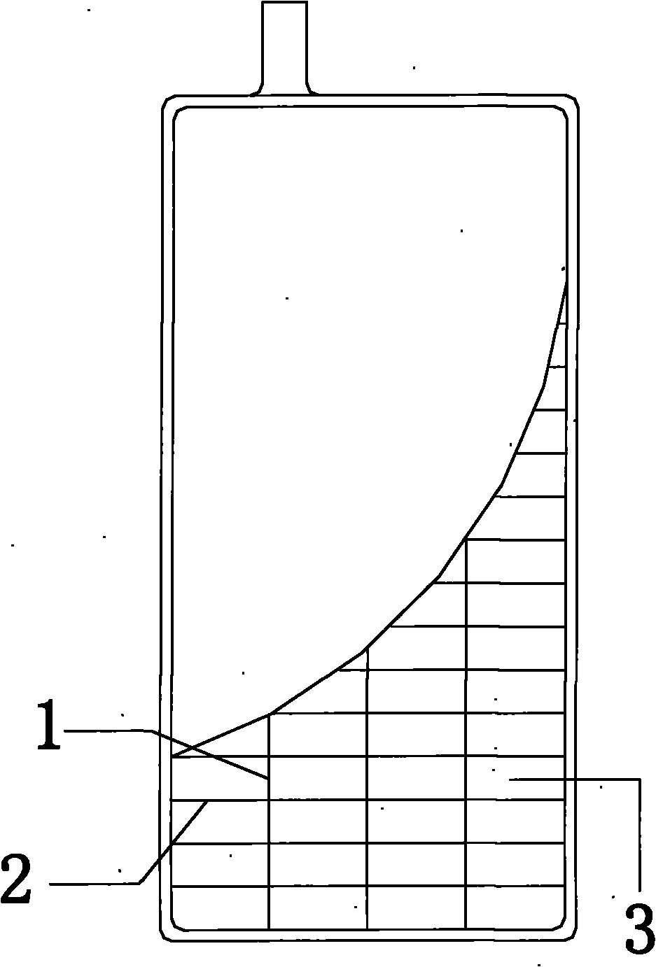 Pole plate of lead-acid battery