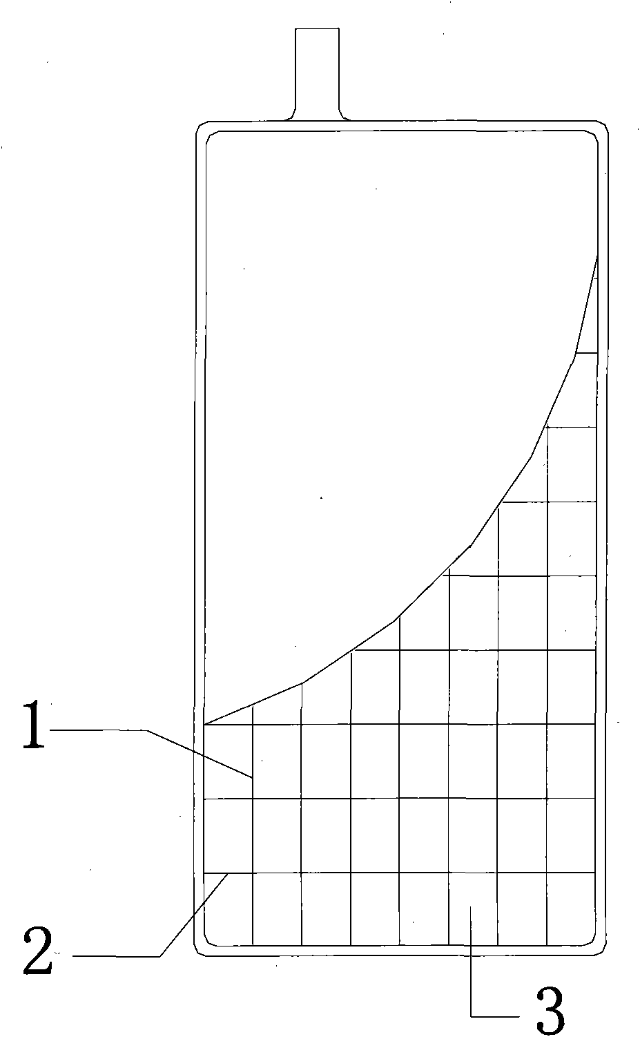 Pole plate of lead-acid battery