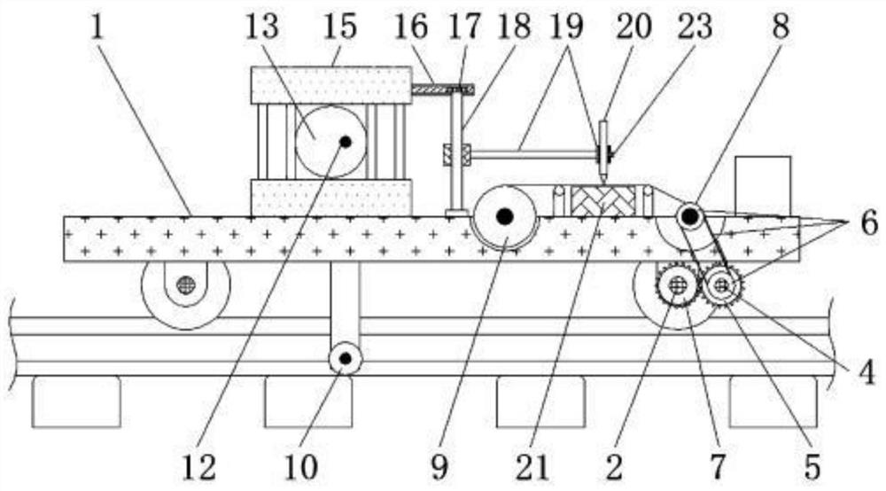 Control method for detecting and recording sleeper spacing of railway