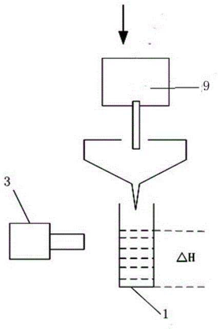 Lubricating oil nozzle flow two-CCD-camera measure system and method