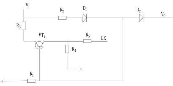 Two-bus communication and power supply MCU system