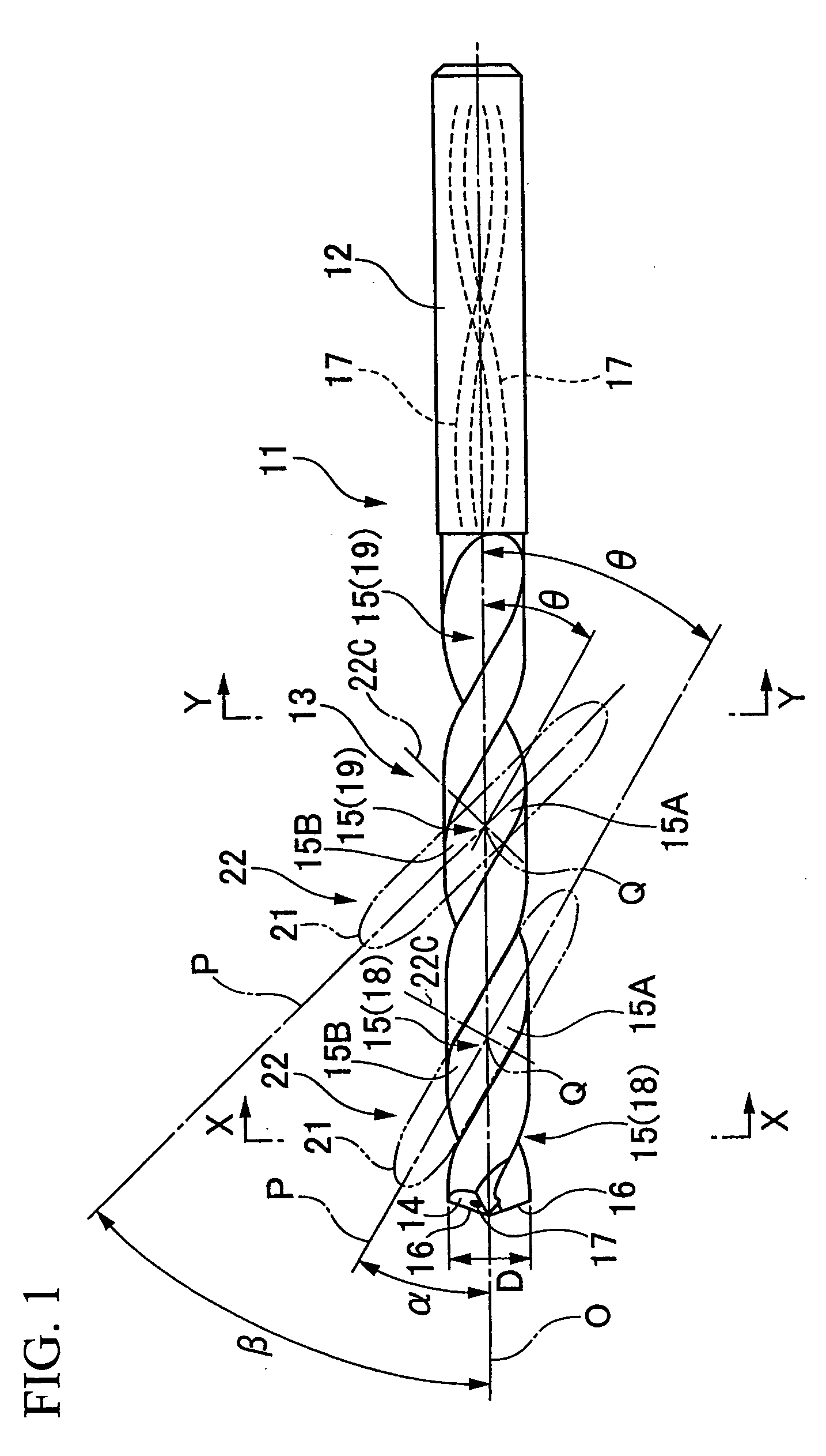 Drill and production method thereof