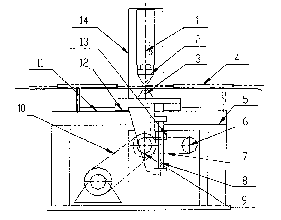 Incontinence trousers reciprocating welding system and welding method thereof