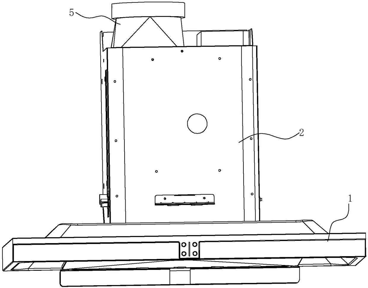 A range hood performance adjustment device and a range hood using the device