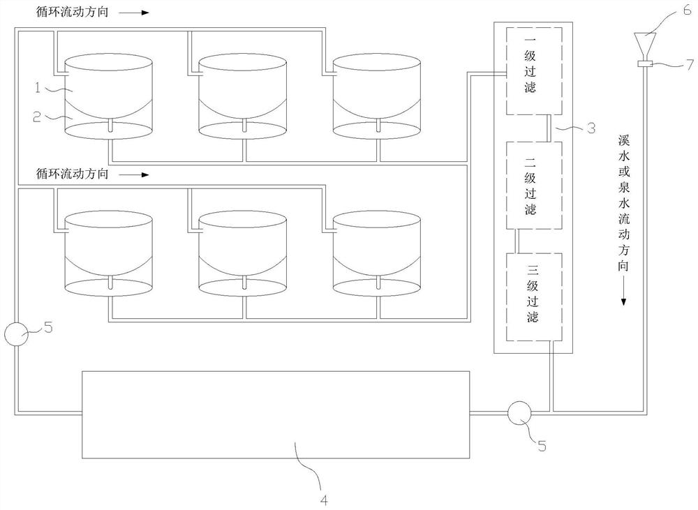 Grass carp segmented culture method