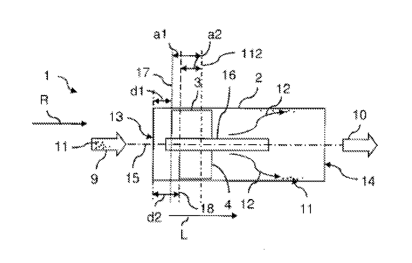 Centrifugal Separator and Filter Arrangement Having a Centrifugal Separator of Said Type