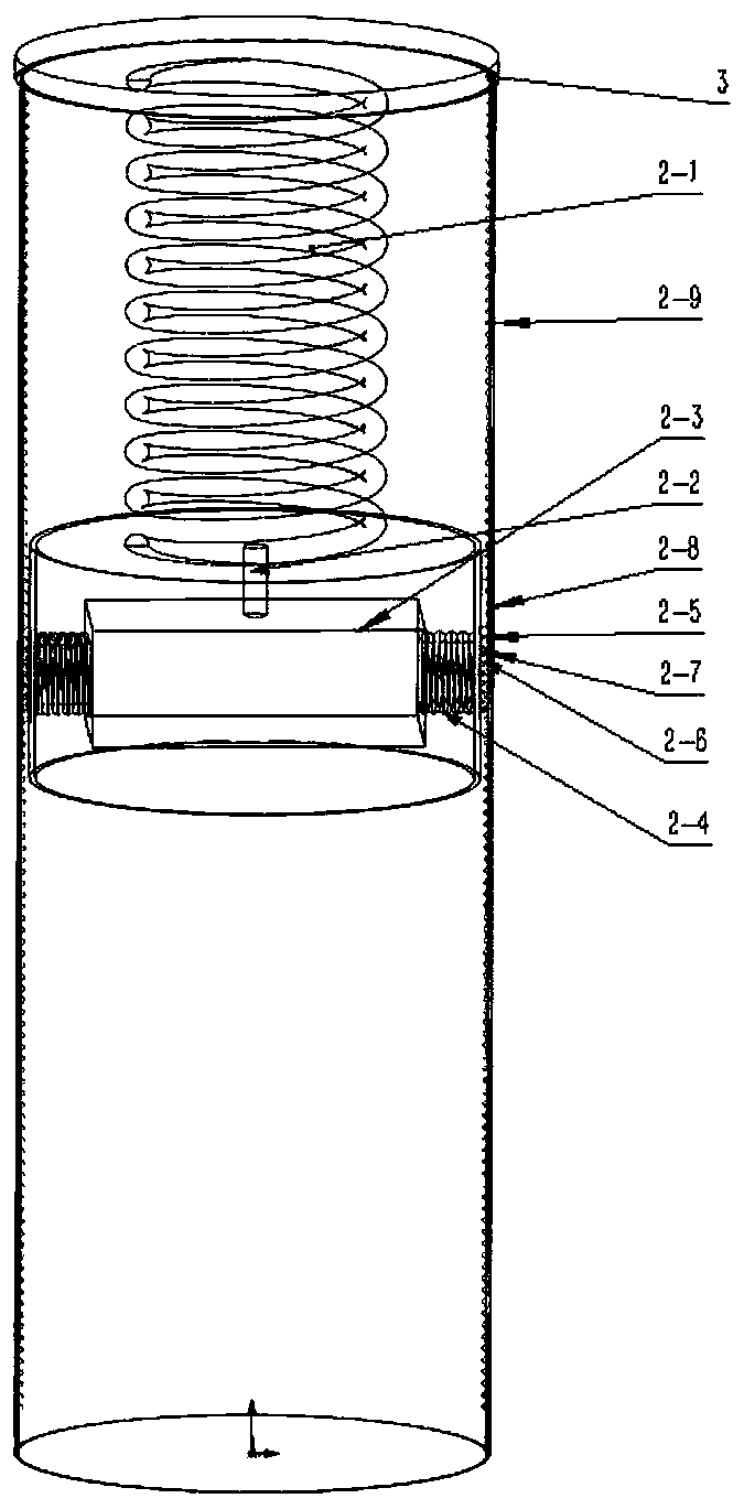 Column type multi-point nanometer friction microwave power generation device