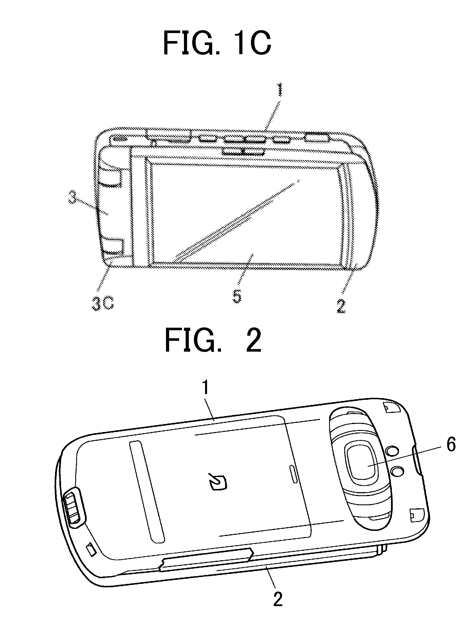 Device comprising housings