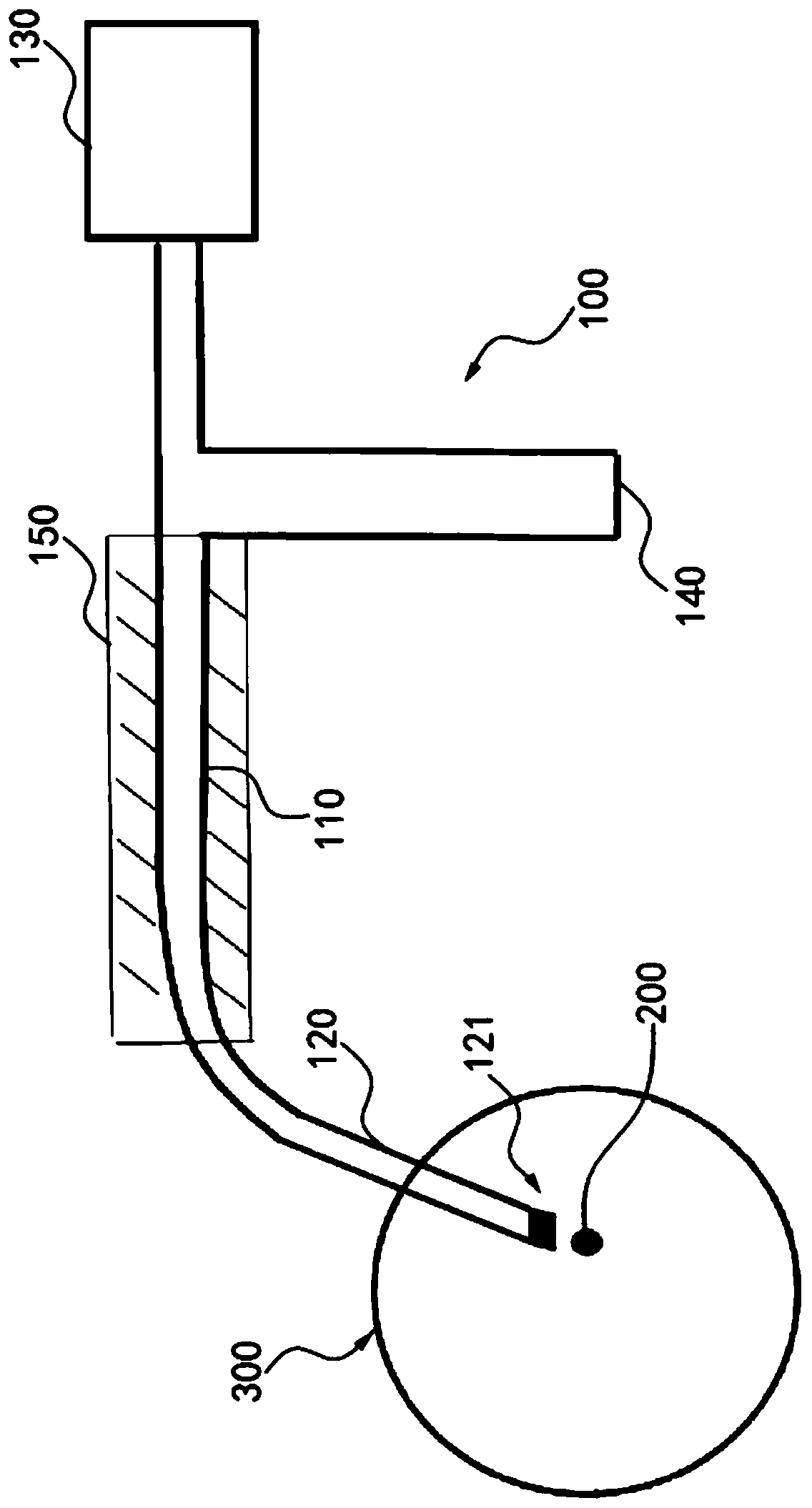 Recovery device and magnetic particle recovery method