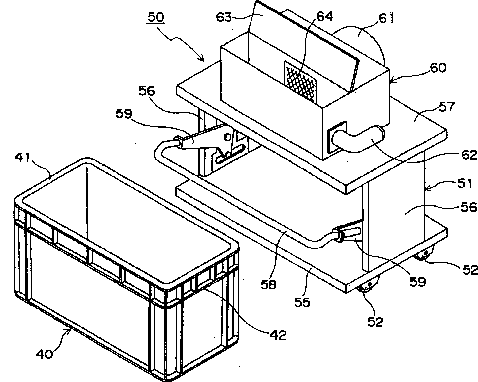 Parts mounting apparatus and parts mounting method and waste materials recovering apparatus