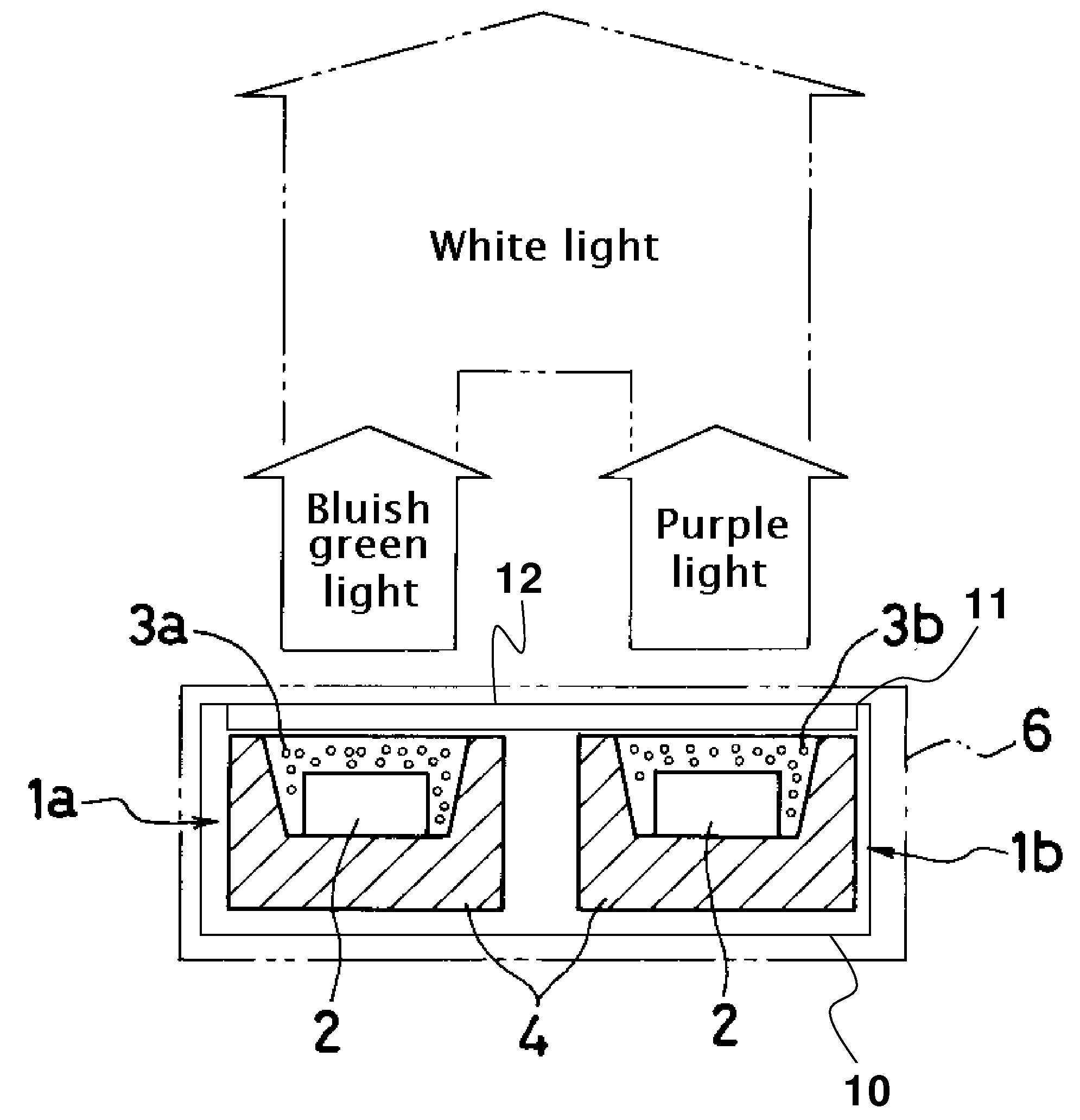 White LED Light Source Device and LED Backlight Using the Same